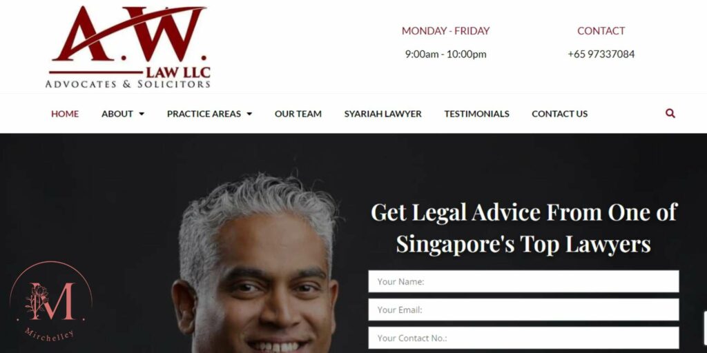 A.W. Law. LLC's Homepage