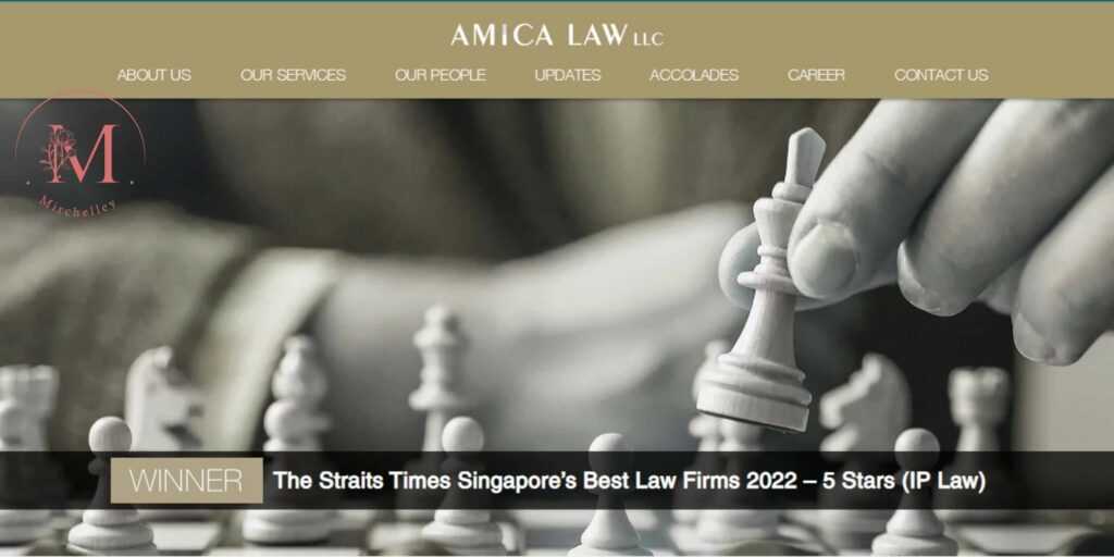 Amica Law LLC's Homepage