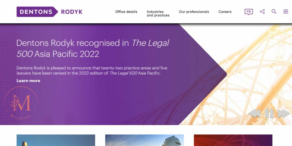 Dentons Rodyk's Homepage