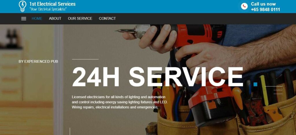 1st Electrical Services Homepage