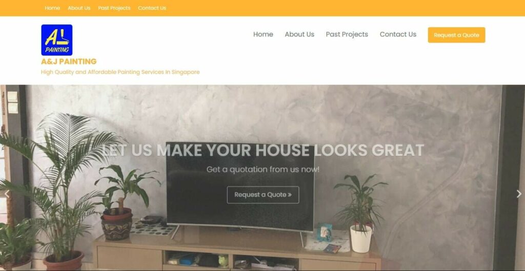 A&J Painting And Handyman Services Homepage