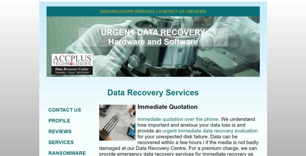 Accplus Technologies Homepage