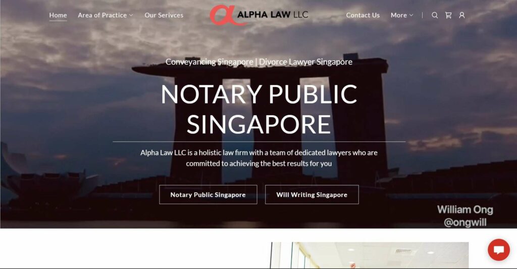 Alpha Law LLC Homepage