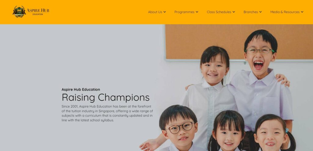 Aspire Hub Homepage