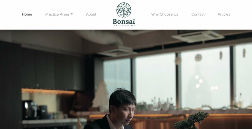 Bonsai Law Corporation Homepage