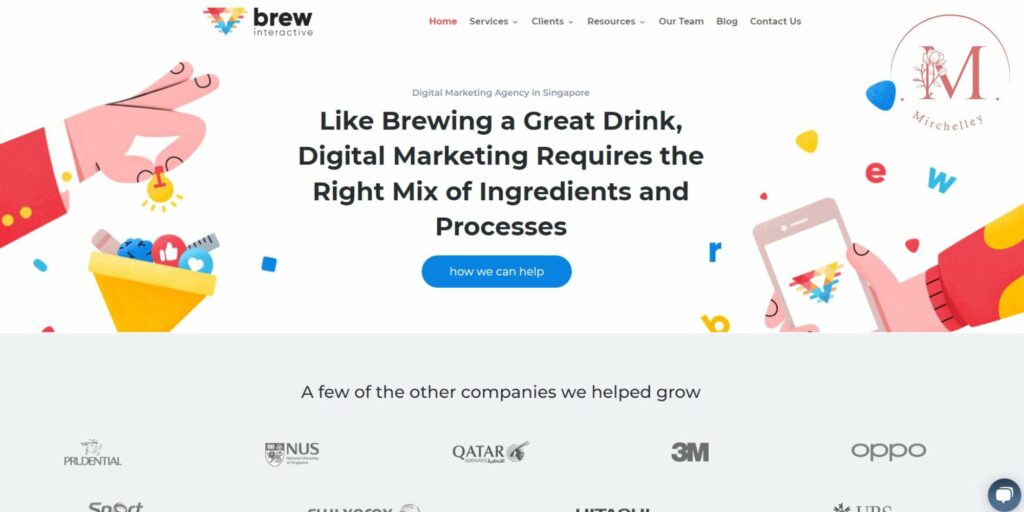 Brew Interactive Homepage