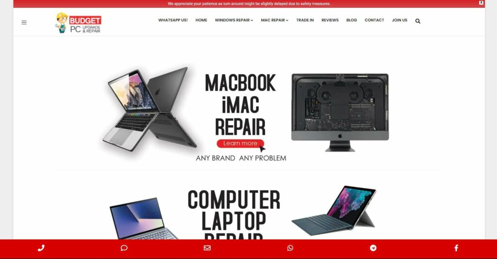 Budget PC Upgrade & PC Repair Homepage