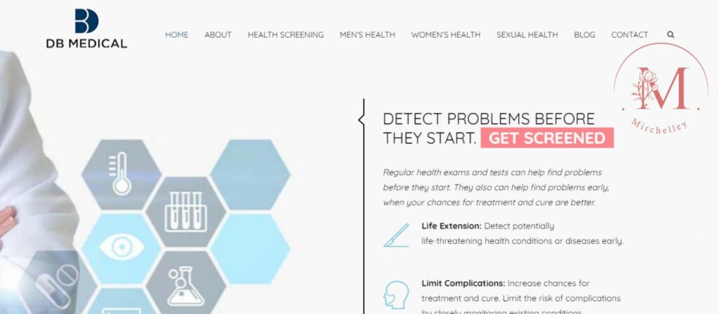 DB Medical Clinic Homepage