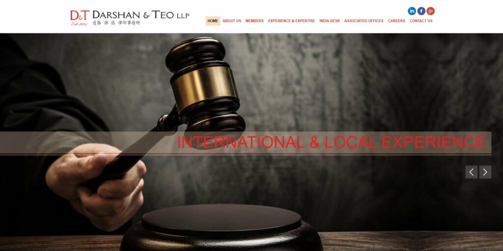 Darshan and Teo LLP Homepage
