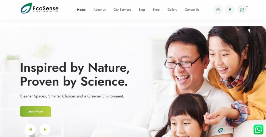 EcoSense Homepage