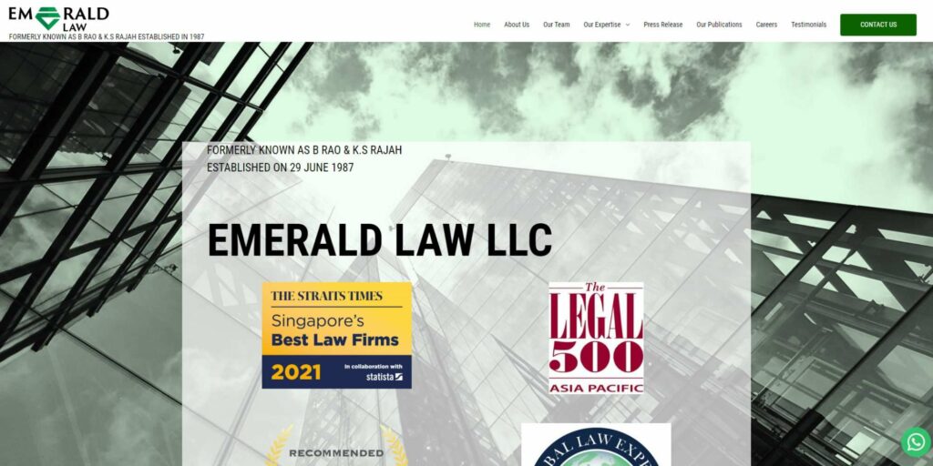 Emerald Law LLC Homepage