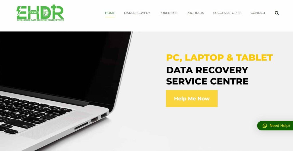 Ever Higher Data Recovery Centre Homepage