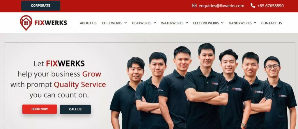 Fixwerks Pte Ltd Homepage