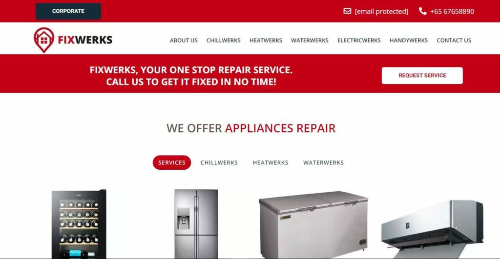 Fixwerks Pte Ltd Homepage