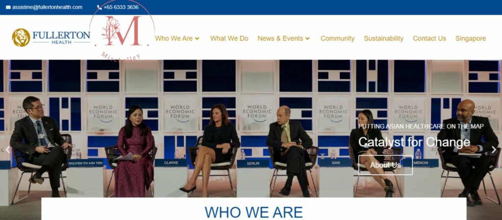 Fullerton Health Homepage