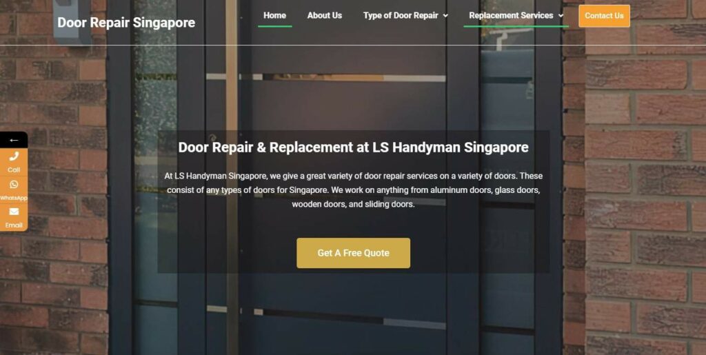 HDB Door Repair Singapore Homepage