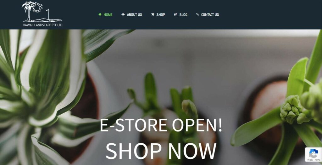 Hawaii Landscape Pte Ltd Homepage