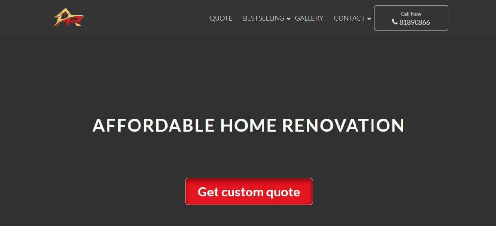 Home Reno Pte Ltd Homepage