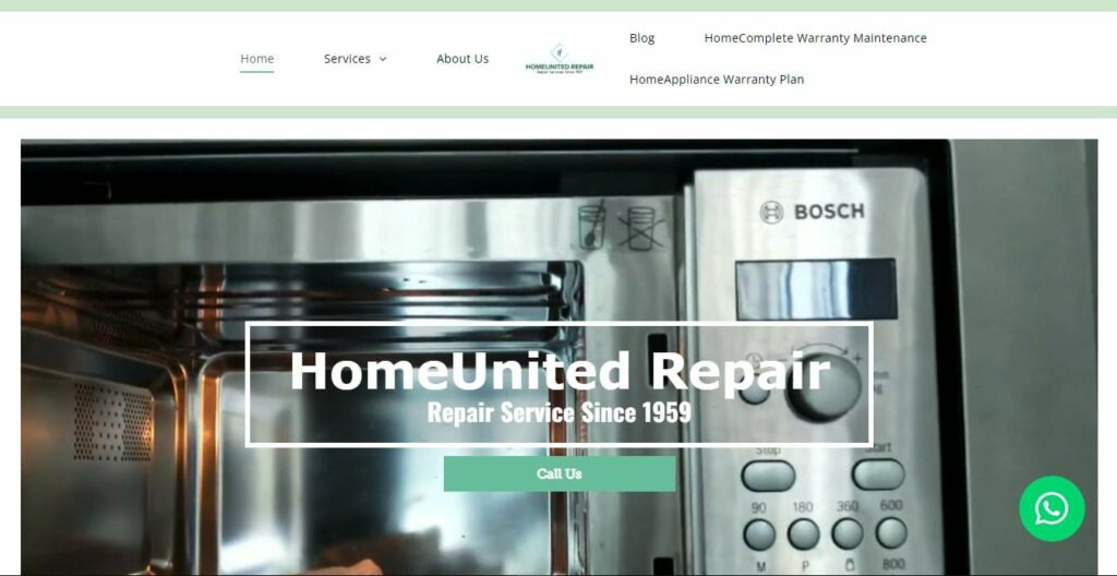 HomeUnited Repair Service Homepage