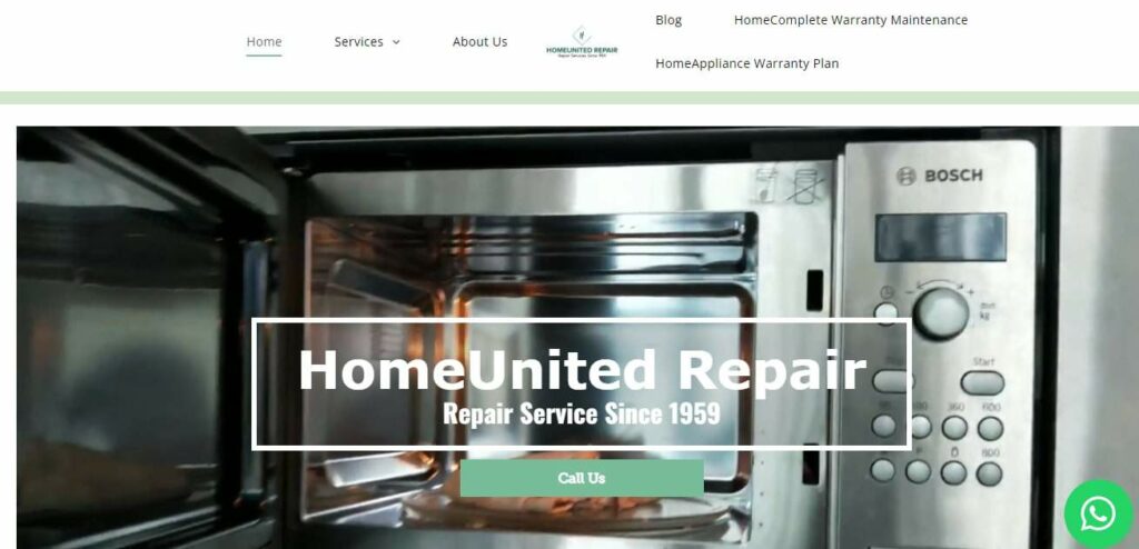 HomeUnited Repair Service Homepage