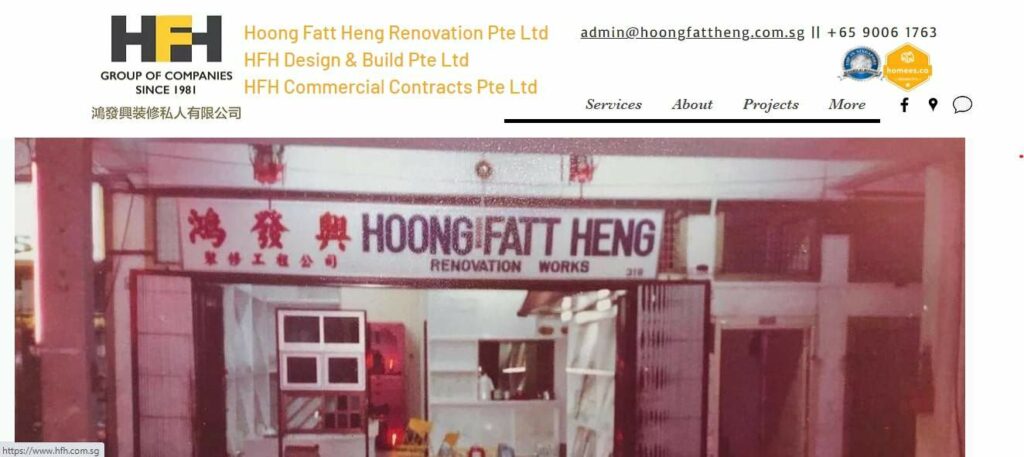 Hoong Fatt Heng Renovation Pte Ltd Homepage