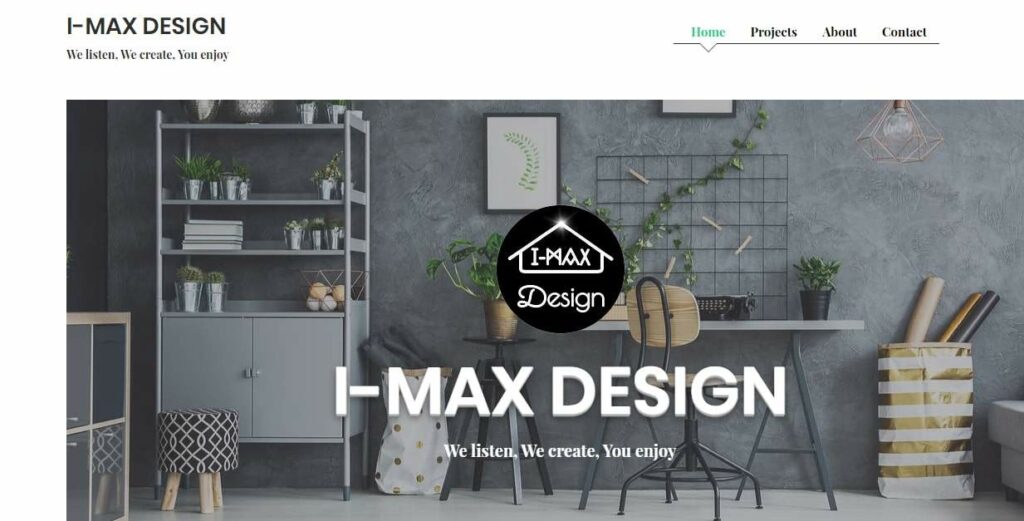 I-Max Design Homepage