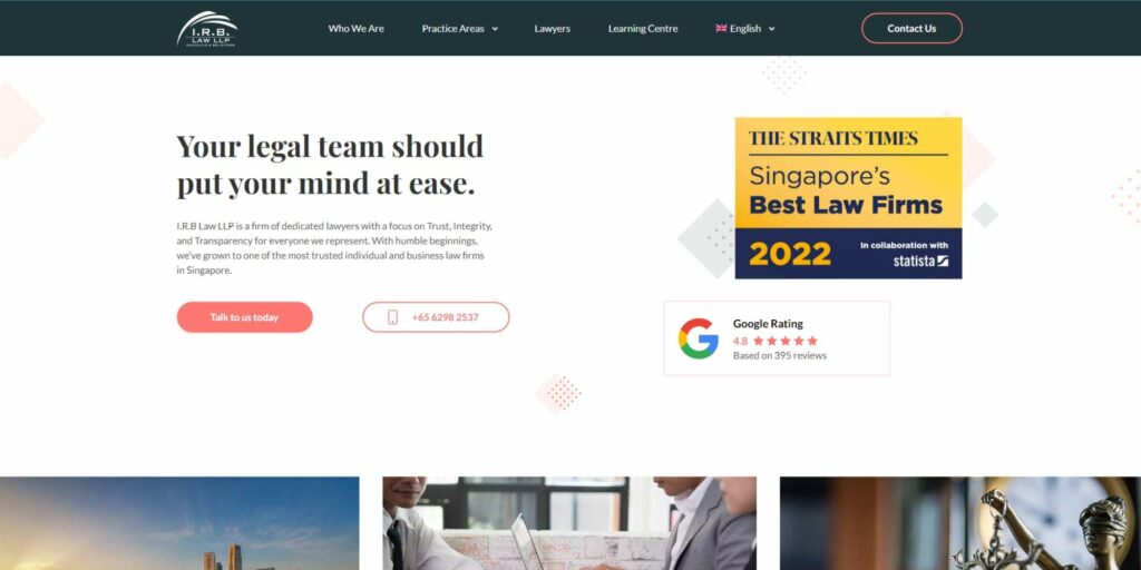 IRB Law LLP Homepage