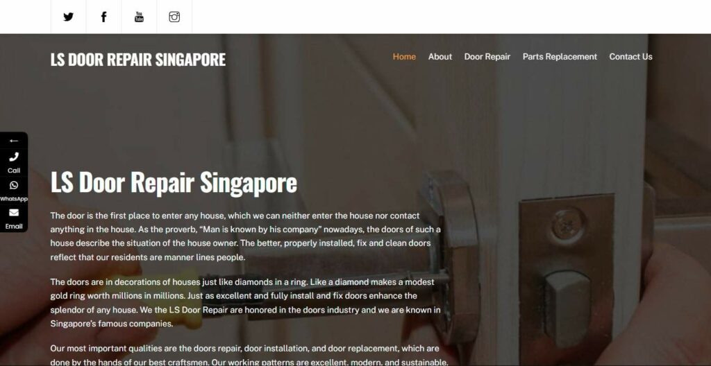 LS Door Repair Singapore Homepage