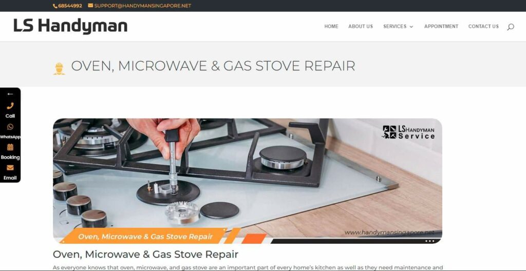 LS Handyman Singapore Homepage
