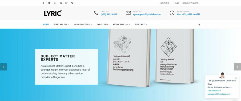 Lyric Labs Homepage