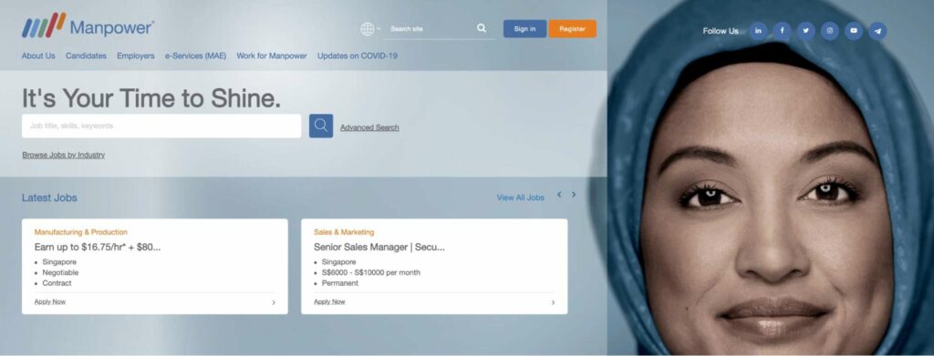 Manpower Homepage