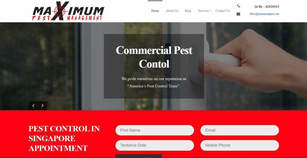Maximum Pest Management Homepage