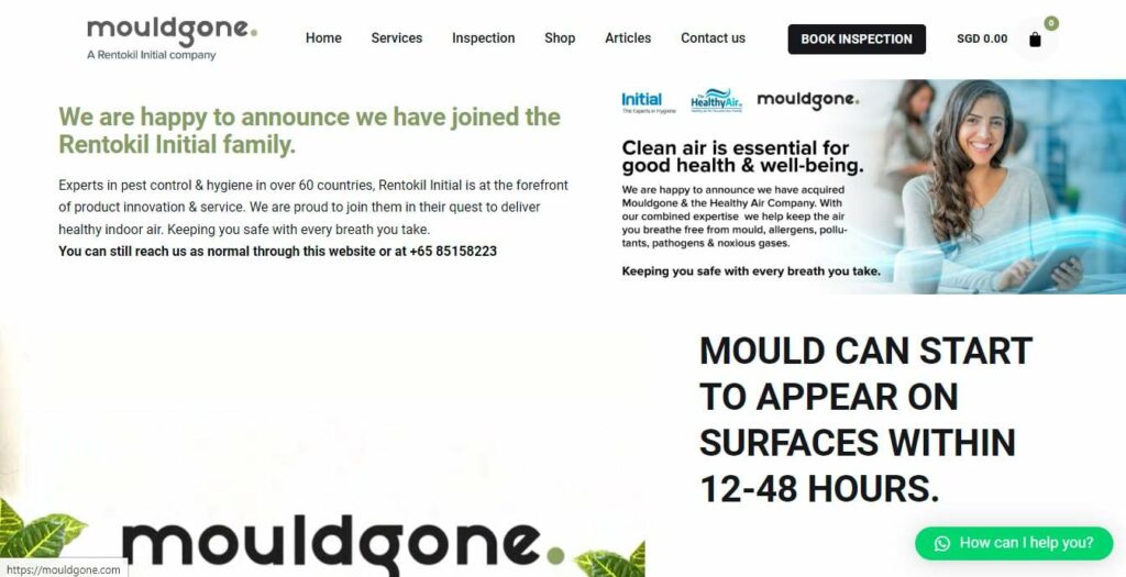 Mouldgone Homepage