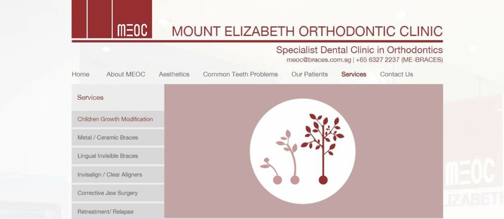 Mount Elizabeth Orthodontic Clinic Homepage