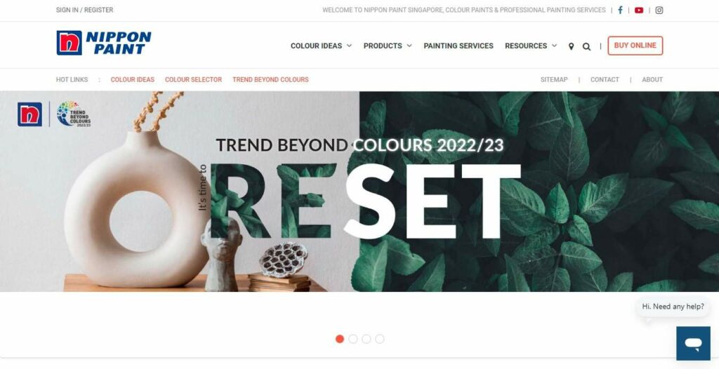 Nippon Paint Singapore Homepage