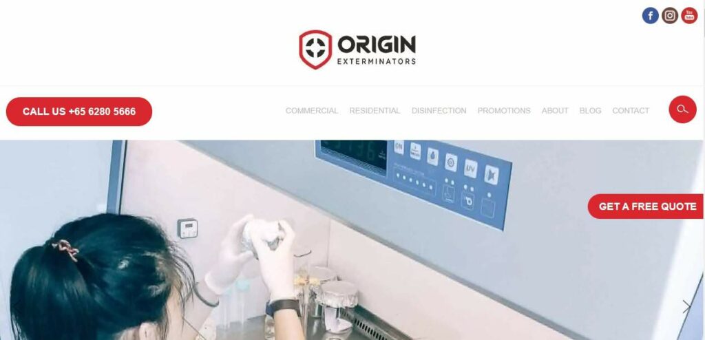 ORIGIN Exterminators Pte Ltd Homepage