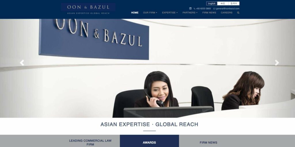 Oon and Bazul LLP Homepage