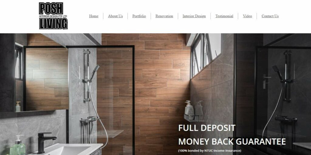 Posh Living Interior Design Pte Ltd Homepage