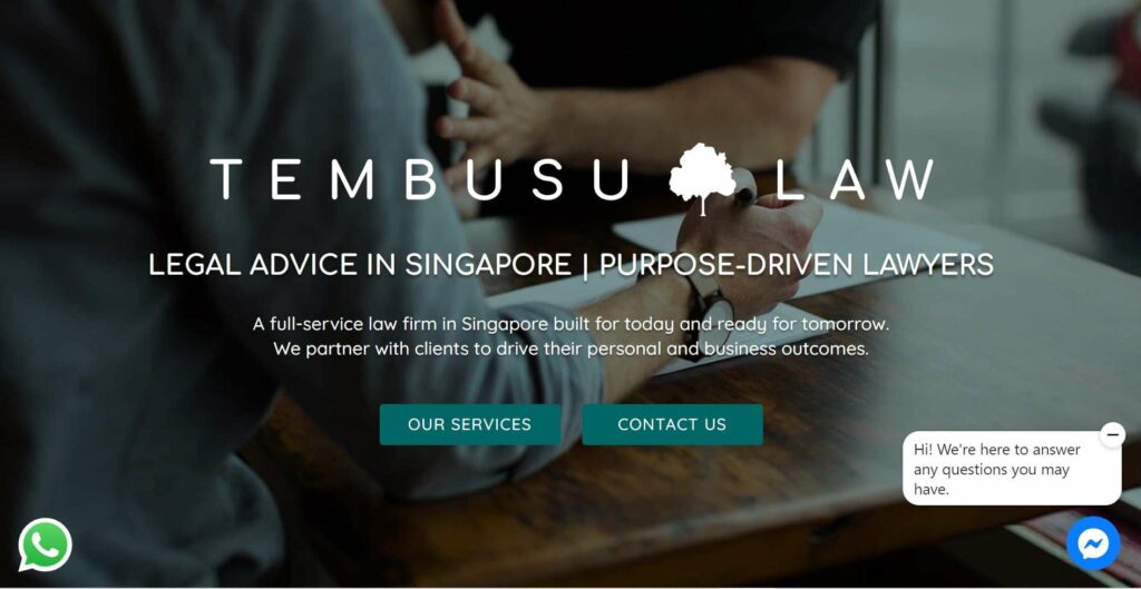 Tembusu Law LLC Homepage