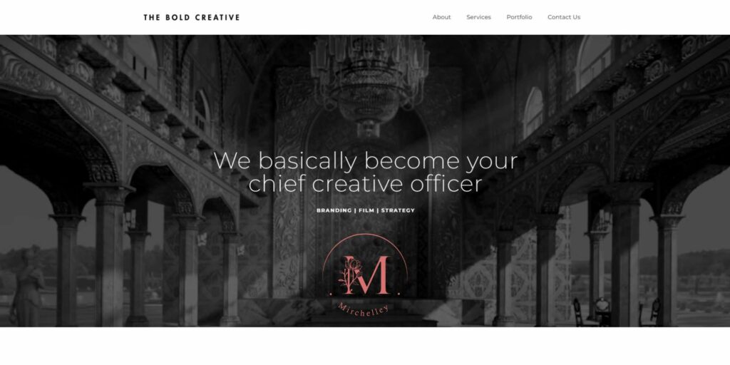 The Bold Creative Homepage