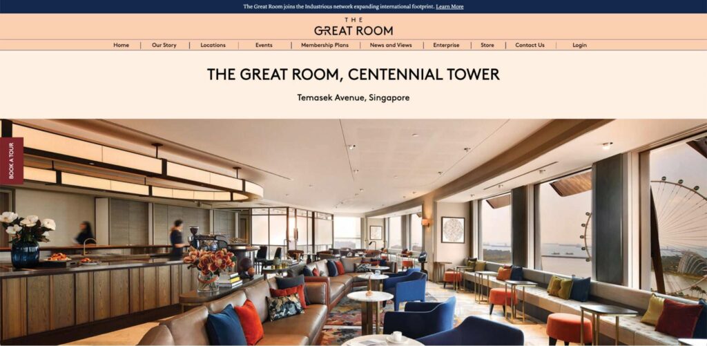 The Great Room Centennial Tower Homepage