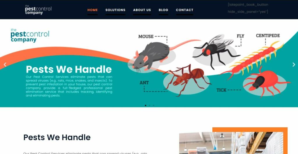 The Pest Control Company Homepage