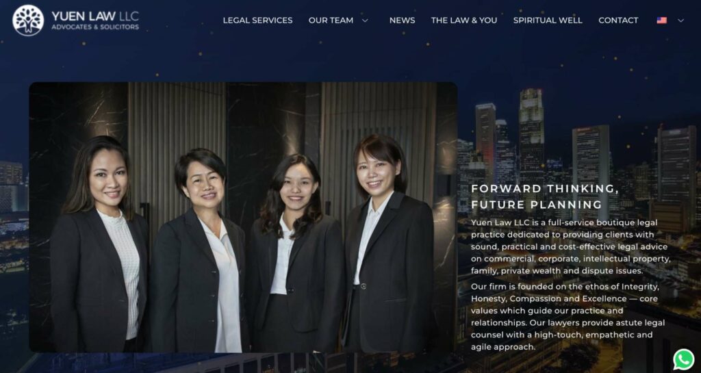 Yuen Law LLC Homepage