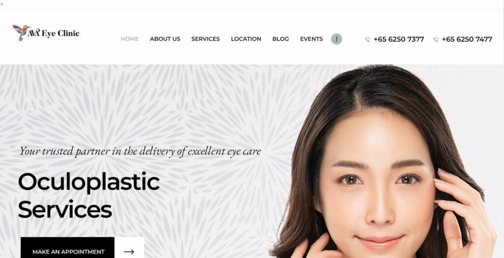 Ava Eye Clinic Homepage