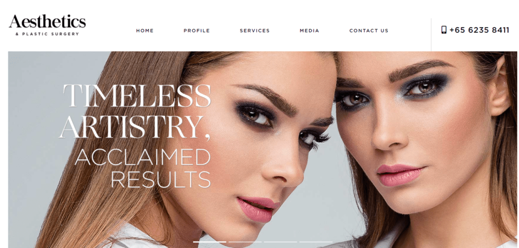 Colin Tham Plastic Surgery Clinic Homepage
