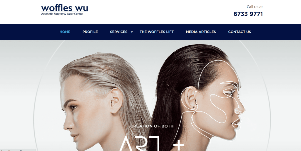 Woffles Wu Aesthetic Surgery & Laser Centre Homepage
