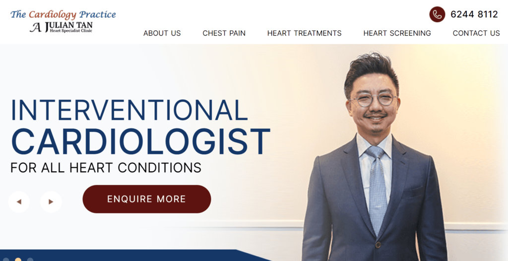 The Cardiology Practice (Julian Tan Heart Specialist Clinic) — Dr. Julian Tan Ko Beng Homepage