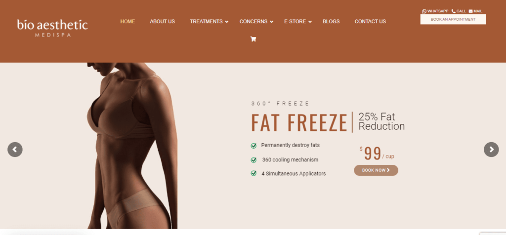 Bio Aesthetic Medispa Homepage