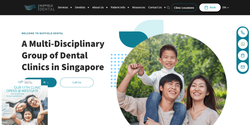 Nuffield Dental Homepage