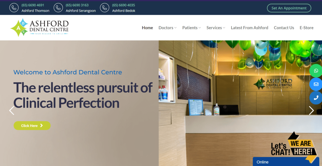 Ashford Dental Centre Homepage